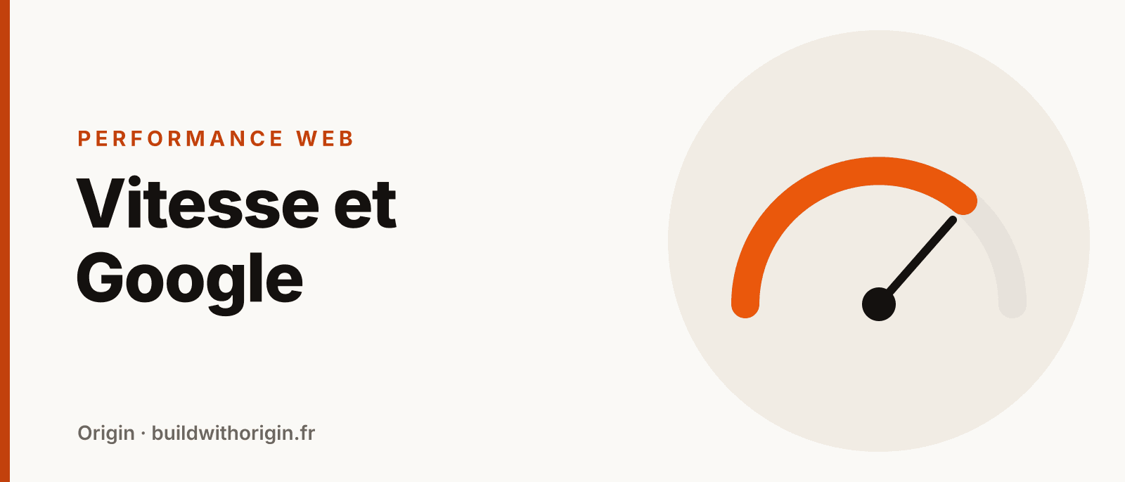 Illustration d'un compteur de vitesse pour les Core Web Vitals